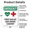 Signmission First Aid Kit AED With Symbol, 10 in W x Rectangle, Aluminum OS-2PACK-EM-A-1014-V-10482 - alternate 3